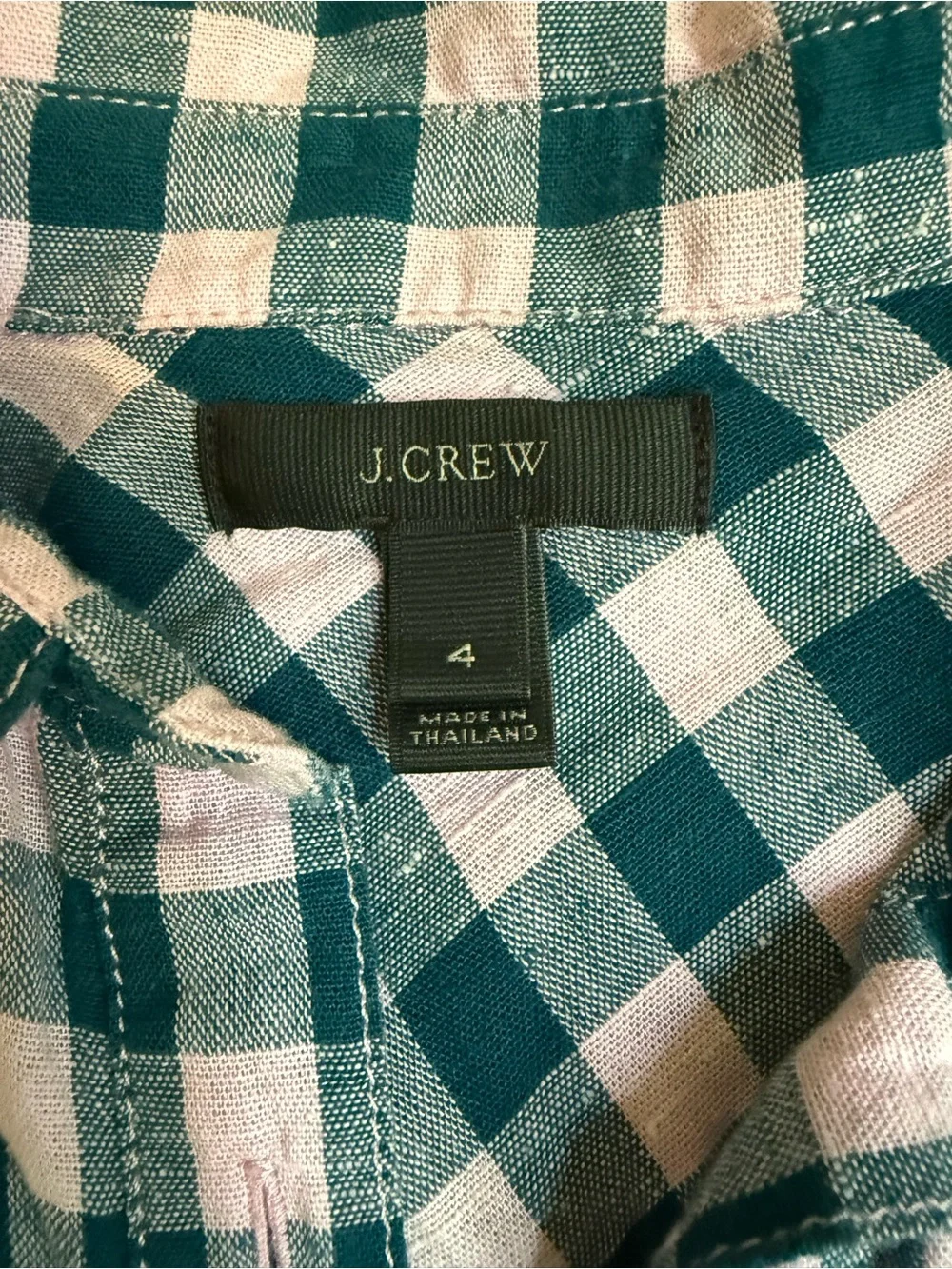 Classic Dark Green and Pink Check Shirt - Relaxed Womens Popover